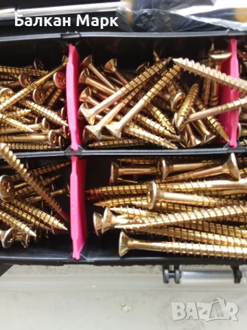 Органайзер с комплект,сет винтове Rocket – 245 бр. + 1 отвертка + 3 накрайника (Torx, снимка 5 - Железария - 50615855