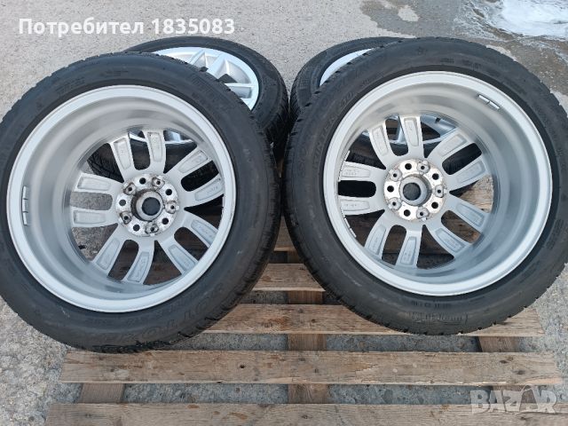 Лети джанти 17ки 5х120 Mini Cooper + зимни гуми 205/55/17 Pirelli, снимка 11 - Гуми и джанти - 46129933