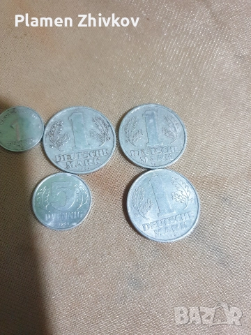 Два лева с Климент Охридски от 1966 юбилейни и няколко алуминки GDR в много прилично състояние , снимка 7 - Нумизматика и бонистика - 52927218