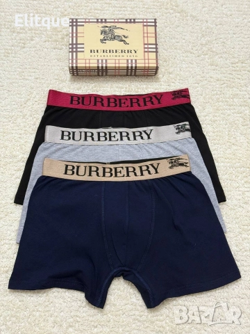 боксерки в кутия lacoste Gucci Calvin Klein Burberry hugo boss emporio armani dsquared2 , снимка 6 - Бельо - 52907781