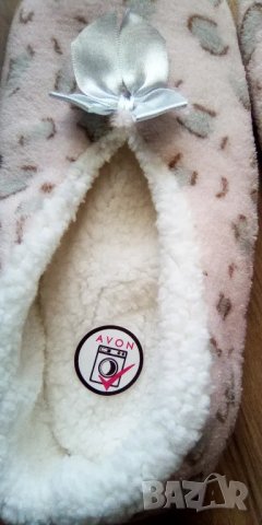 AVON нови пухкави пантофи № 37/38, снимка 3 - Пантофи - 50064737