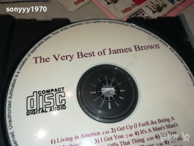 JAMES BROWN CD 2207240840, снимка 11 - CD дискове - 46654589