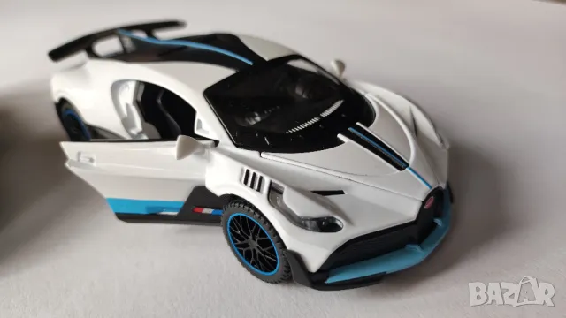 Метални колички Bugatti, мащаб 1:32, снимка 4 - Коли, камиони, мотори, писти - 48783660