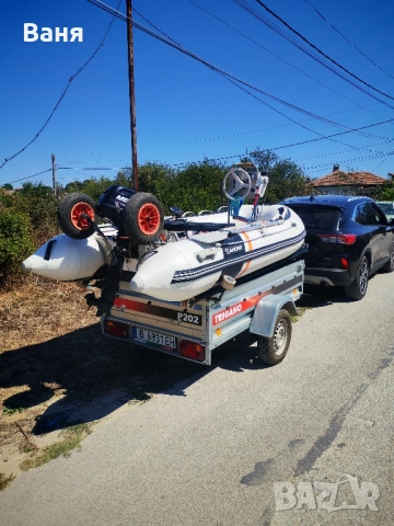 Надуваем Zander 3,30m. с конзола,алум.под,сонар lowrance elite 4 chirp и двиг.Merkury 6 Hp