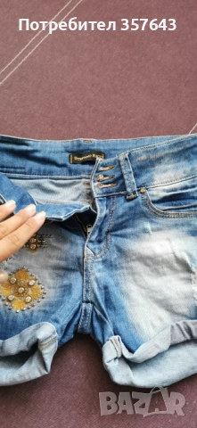 Къси дънкови панталонки, снимка 3 - Къси панталони и бермуди - 54281919