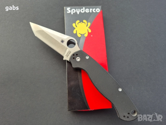 Сгъваем нож Spyderco Paramilitary 2 Exclusive Tanto,C81EX,два цвята, снимка 6 - Ножове - 50799109