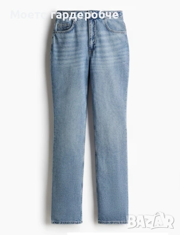 Нови дамски дънки H&M Straight Ultra High Jeans размер ХЛ
