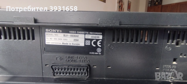  HiFi видео рекордер Sony SLV-E630, снимка 7 - Плейъри, домашно кино, прожектори - 53401889