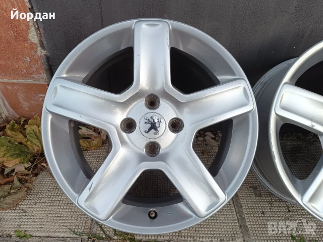 Оригинални алуминиеви джанти 17 '' цола 4х108 ПЕЖО / PEUGEOT CITROEN, снимка 8 - Гуми и джанти - 50950933