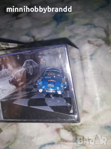 Renault Alpine 110 1800 Citroen C4 WRC  Rally  Monte  Carlo  1.43 Eaglemoss Top  Models , снимка 8 - Колекции - 46731136