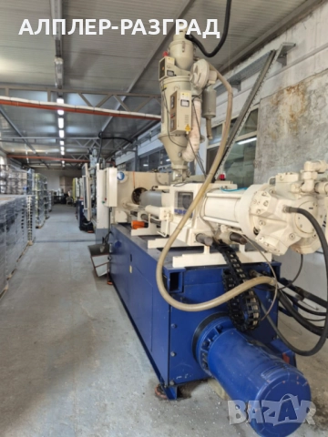 Работеща линия за пластмасови кутии за сирене - Krauss Maffei!!!, снимка 7 - Друго търговско оборудване - 51580978