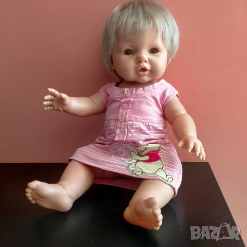  Кукла Бебе Berjusa Испания Момиченце Маркировка 50 см, снимка 4 - Колекции - 46430319