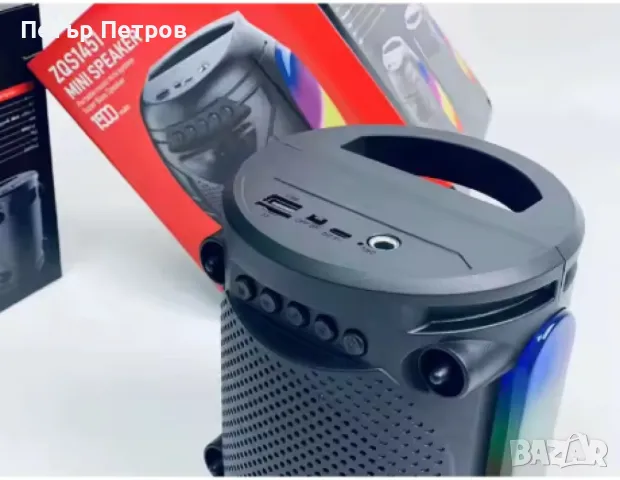 Многофункционален мини 4-инчов високоговорител с RGB, 8W, ZQS1451в, снимка 2 - Bluetooth тонколони - 48918851