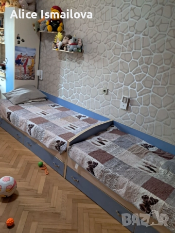 Детско обзавеждане/ 2 легла, 1 гардероб/, снимка 1