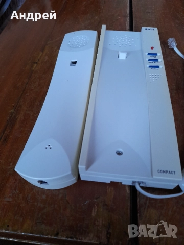 Стар домофон Auta, снимка 3 - Други ценни предмети - 52258284