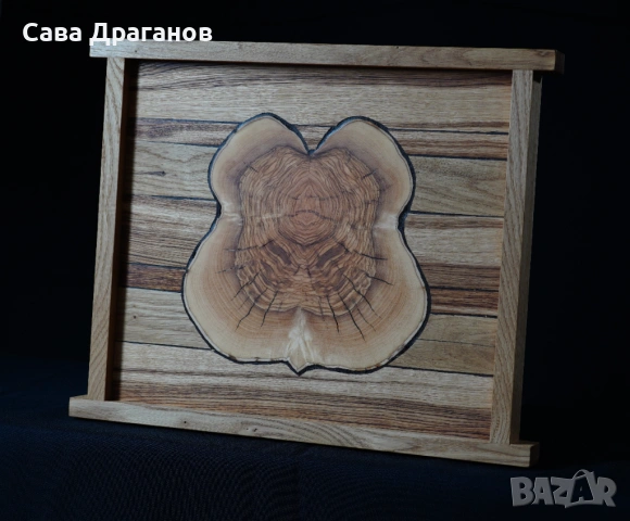 Стенна пластика от масивна дървесина "Вътрешна красота", снимка 6 - Пана - 54000272