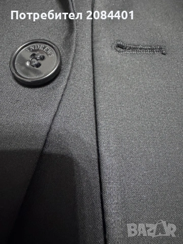 Черен официален костюм Аndrews модел Regular Fit, снимка 8 - Костюми - 53307819