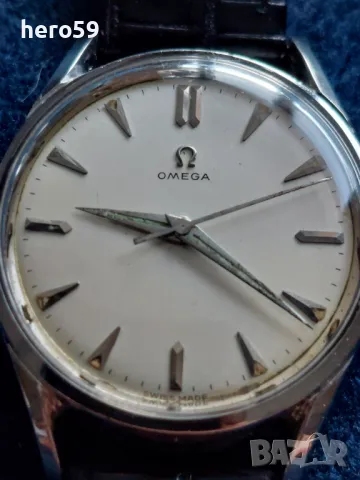 Omega-мъжки часовник Омега cal.420-1950год.отлично състояние, снимка 8 - Мъжки - 49588466