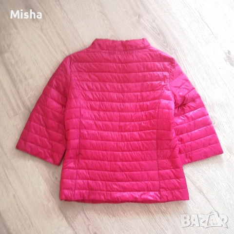 Дамско леко преходно яке в цвят фуксия размер М, снимка 2 - Якета - 54212373