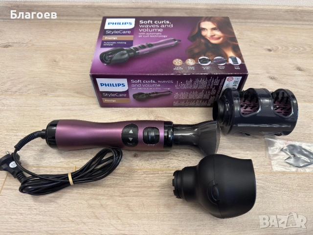Електрическа четка Philips Style Care 800 W, Керамично покритие, снимка 7 - Сешоари - 53938012
