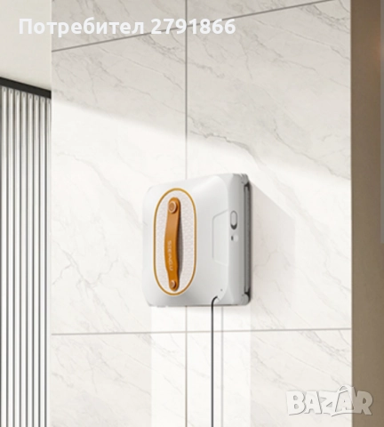 Робот за почистване на прозорци с двойна водна струя, всмукателна мощност 6000Pa, снимка 4 - Други - 51831617