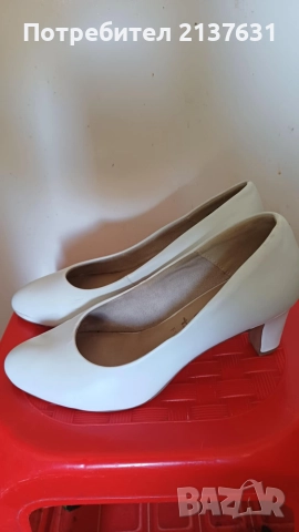 ДАМСКИ БЕЛИ ОБУВКИ - N 39, снимка 2 - Дамски елегантни обувки - 51790795