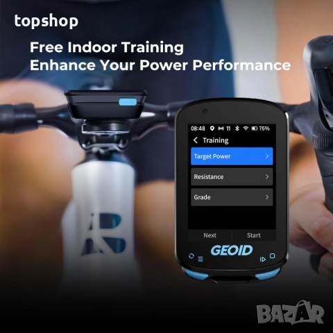 GEOID CC600 Велосипеден/Колоездещ компютър с цветен екран, безжичен - навигация по маршрут, снимка 2 - Аксесоари за велосипеди - 52667147