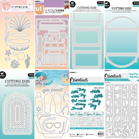 Щанци за изрязване и релеф Studio Light различни видове