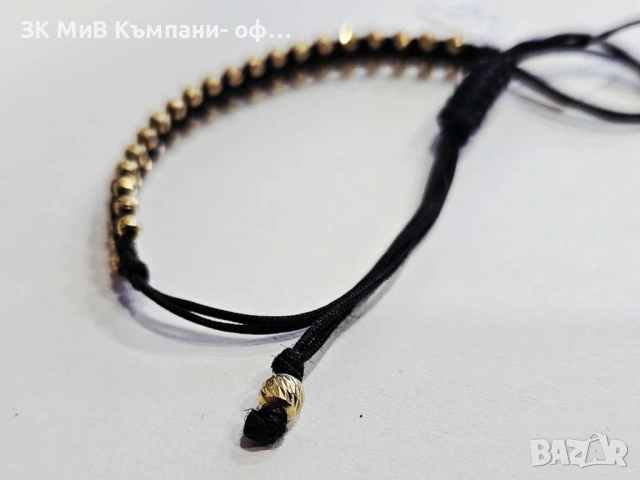 Златна гривна 2.26гр 06573-25/2, снимка 3 - Гривни - 53426245