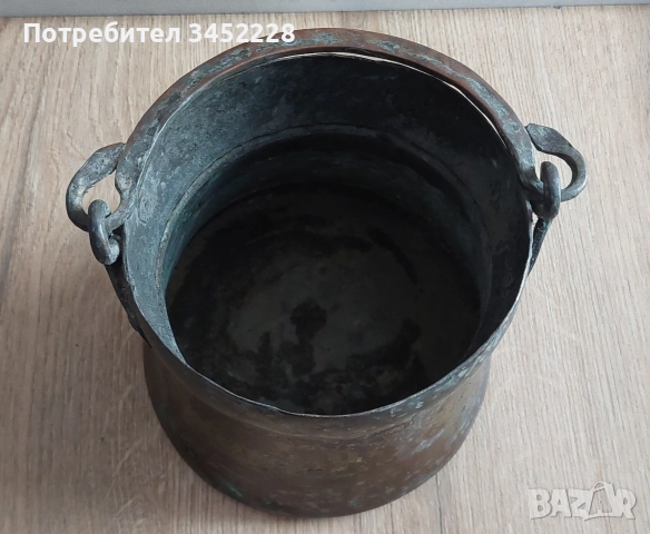 бакърче медно ретро за ценители , снимка 3 - Антикварни и старинни предмети - 52911701