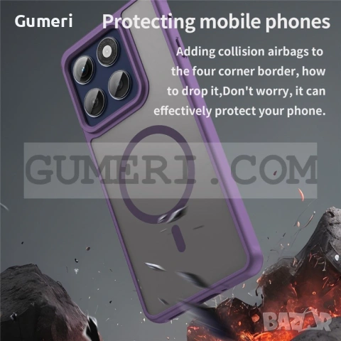 Хибриден Гръб "MagSafe" за Motorola Edge 60 Pro, снимка 9 - Калъфи, кейсове - 53259254