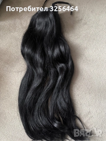 Продавам естествена славянска коса черна , снимка 4 - Продукти за коса - 53629637