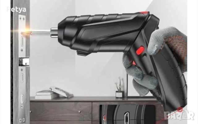 Мини акумулаторен електрически винтоверт, снимка 4 - Бормашини - 52668981