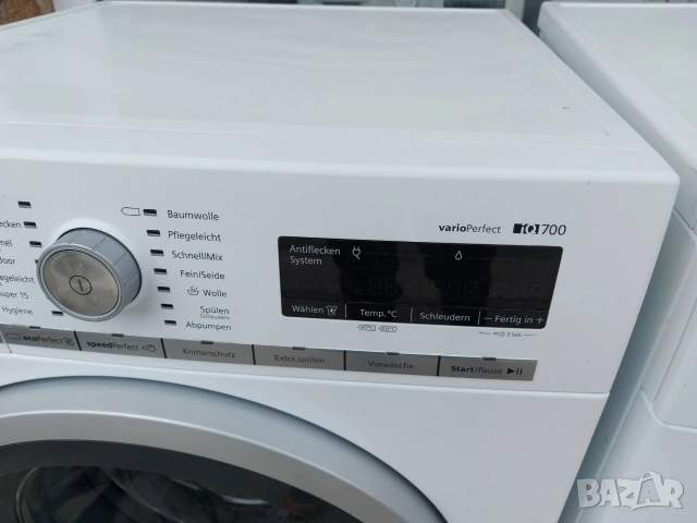 Комплект Пералня Siemens IQ700 + Сушилня Siemens IQ700 А+++ 8кг, снимка 4 - Перални - 53915959