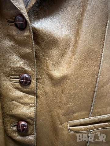 Винтидж кожено яке, снимка 3 - Якета - 53504885