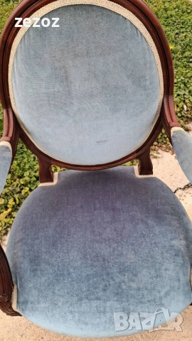 Комплект кресла и маса гръцки, снимка 4 - Дивани и мека мебел - 52225084