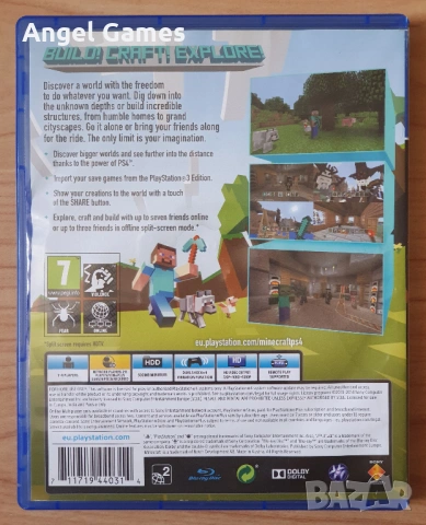 Minecraft PlayStation 4 Edition PS4 Плейстейшън 5 PS5 диск игра, снимка 2 - Игри за PlayStation - 53113365