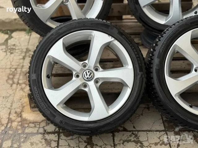 5х112 Джанти 17 Цола Фолксваген Голф Кади Тоуран 5x112 Golf Caddy Touran Оригинални джанти за VW ЕТ , снимка 3 - Аксесоари и консумативи - 54010888