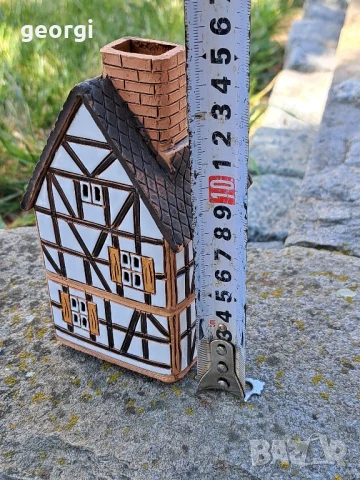 немска колекционерска керамична къщичка свещник , снимка 6 - Декорация за дома - 51306864