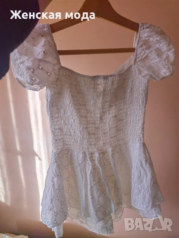 Дамски гащеризон в бял цвят, снимка 2 - Гащеризони - 52215062