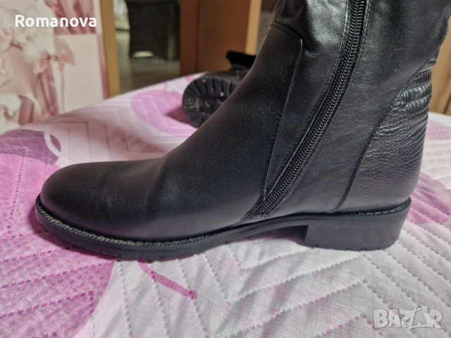 Чизми от  естествена кожа, снимка 4 - Дамски ботуши - 52662711