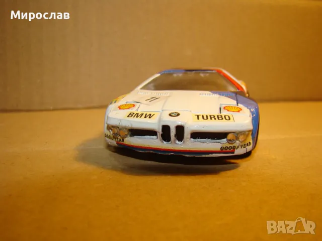 1:43 SCHUCO BMW TURBO MОДЕЛ КОЛИЧКА ИГРАЧКА, снимка 6 - Колекции - 48098551