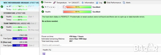 Твърд диск HDD WD 500GB, снимка 2 - Твърди дискове - 53120059