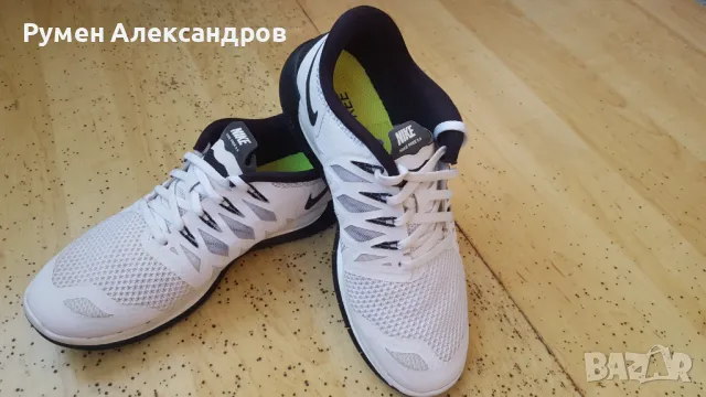 Като нови бели маратонки Nike Free 5.0 за момиче с р-р 38,5, снимка 4 - Маратонки - 47241341