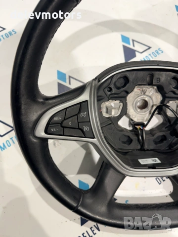 484007828R кожен мултифункционален волан от Dacia Sandero 3 1.0 TCe LPG двигател H4DF480, 91 кс., 5 , снимка 6 - Части - 53837232