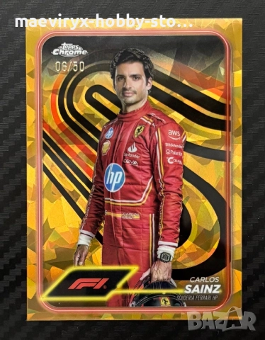 TOPPS Chrome Sapphire Formula 1 (2024) - Carlos Sainz/Карлос Сайнц #4 06/50