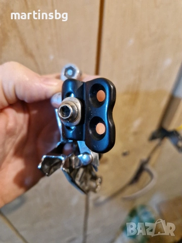 Преден и заден дерайльор Shimano 3x8, снимка 3 - Части за велосипеди - 52452055