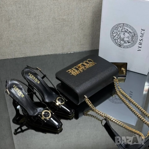 сандали на ток versace ysl saint laurent , снимка 5 - Сандали - 50674003