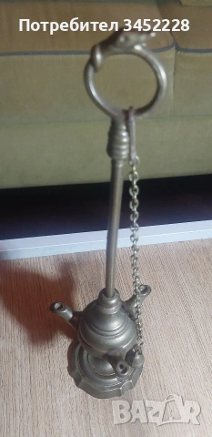 Лампа маслена месинг ретро за ценители , снимка 6 - Антикварни и старинни предмети - 53904985