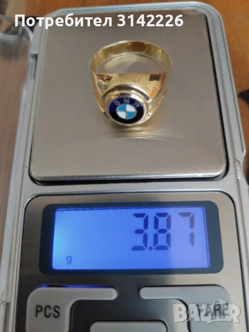 Нов златен пръстен БМВ , снимка 4 - Пръстени - 35772297